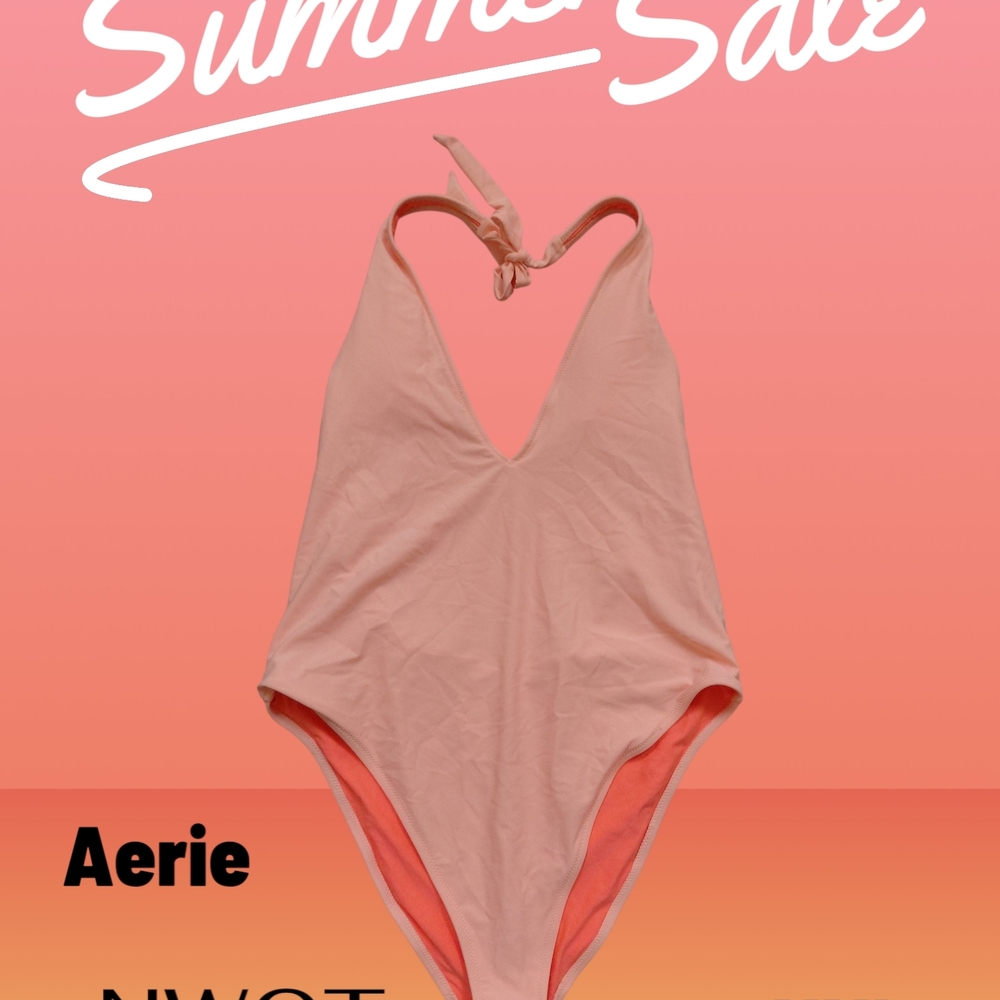 Aerie Pink One Piece Swimsuit XXL